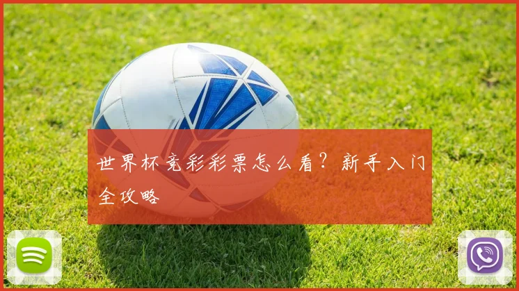 世界杯竞彩彩票怎么看？新手入门全攻略
